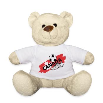 Canada Football Maillot Supporter Canada Soccer - Nounours - blanc - Devant