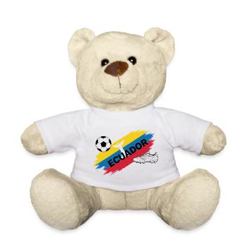 Équateur Football Maillot Supporter Ecuador Soccer - Nounours - blanc - Devant