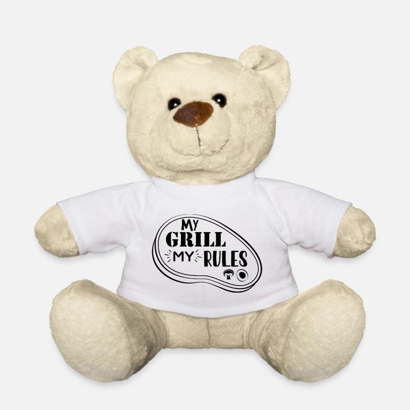 My Grill My Rules - Teddy - Weiß