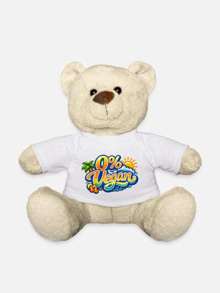0% veganer Beach Bow - Teddy - Weiß