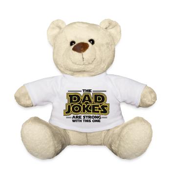 Blagues de père Stark Blague de papa Blagues de papa Papa papa - Nounours - blanc - Devant