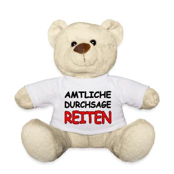 Reiten - Teddy - Weiß - Vorne