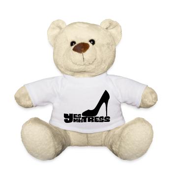 Ja, Herrin Stiletto Heel - Teddy - Weiß - Vorne