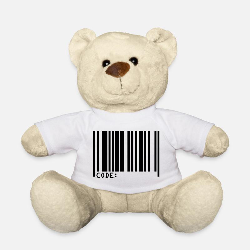 barcode - Nounours - blanc