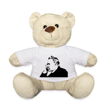 nietsche stencil - Nounours - blanc - Devant
