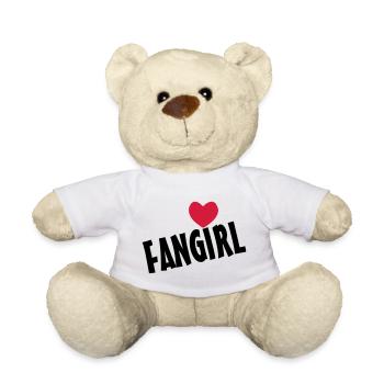 Fangirl Geschenk - Teddy - Weiß - Vorne