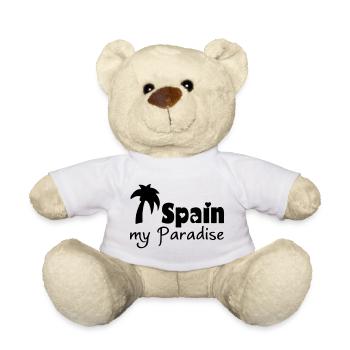 Spain Paradise - Teddy Bear - white - Front