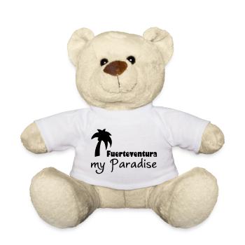Fuerteventura Paradise Urlaub Geschenk - Teddy - Weiß - Vorne