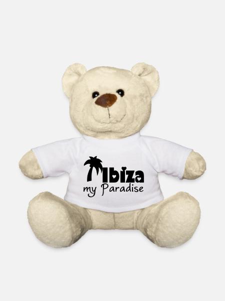 Ibiza Paradise Spanien Balearen Urlaub Geschenk - Teddy - Weiß