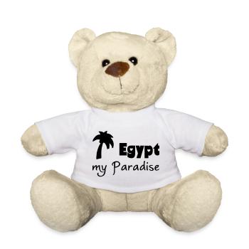 Egypt Paradise Geschenk Ägypten Urlaub - Teddy - Weiß - Vorne