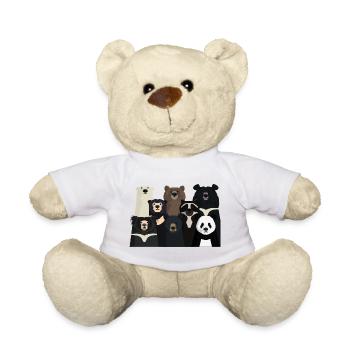 Bär der Welt - Teddy - Weiß - Vorne