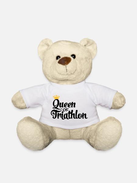 Queen of Triathlon - Teddy - Weiß