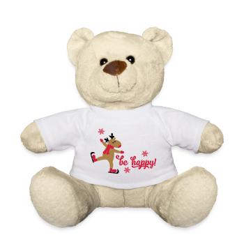 Weihnachten - Teddy - Weiß - Vorne