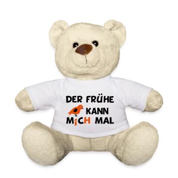 lustiger Spruch - Teddy - Weiß - Vorne