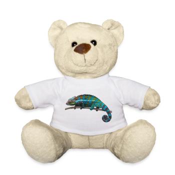 chameleon - Teddy Bear - white - Front