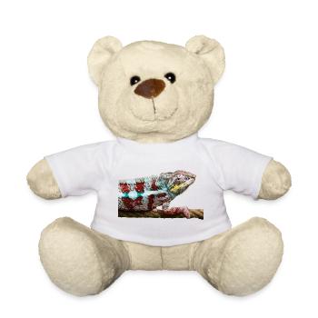 chameleon - Teddy Bear - white - Front