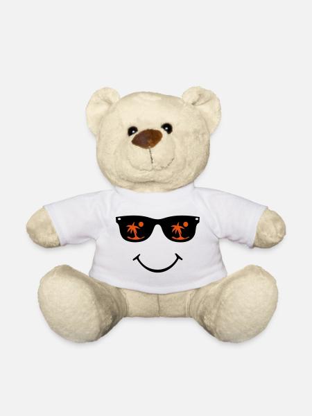 Sonnenbrille Smiley - Teddy - Weiß