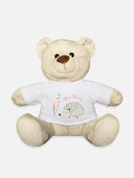 Hedgehog | Hedgehog - Teddy Bear - white
