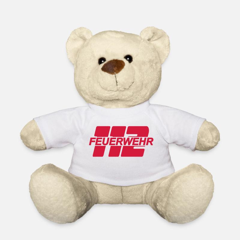 Feuerwehr 112 - Teddy - Weiß