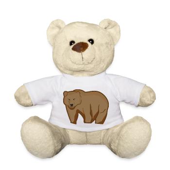 Grizzly Bär - Teddy - Weiß - Vorne