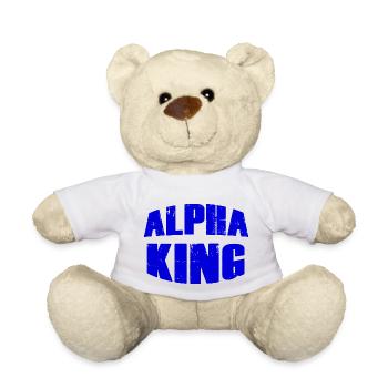 Alpha King Gift - Nounours - blanc - Devant