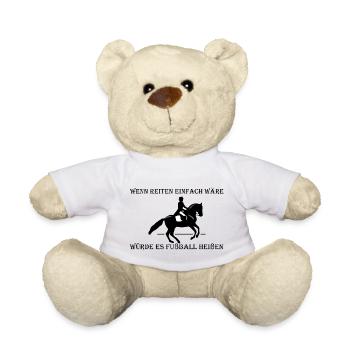 Si rouler était facile, ce serait le football - Nounours - blanc - Devant
