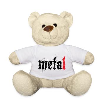 Metal ! - Nounours - blanc - Devant