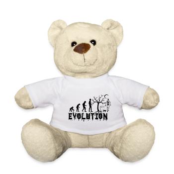 EVOLUTION HALLOWEEN Geschenk - Teddy - Weiß - Vorne