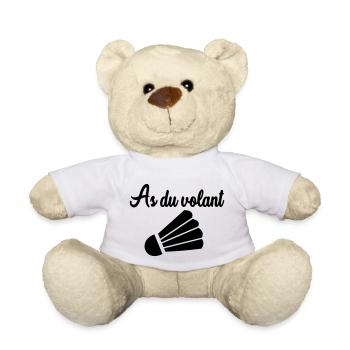 As du volant - Nounours - blanc - Devant