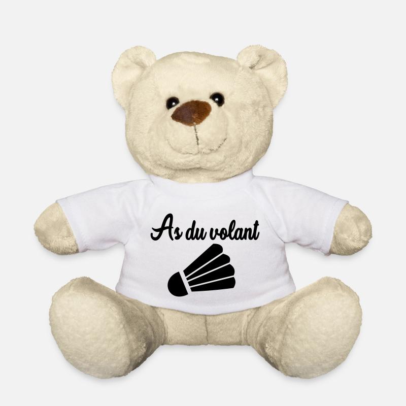 As du volant - Nounours - blanc