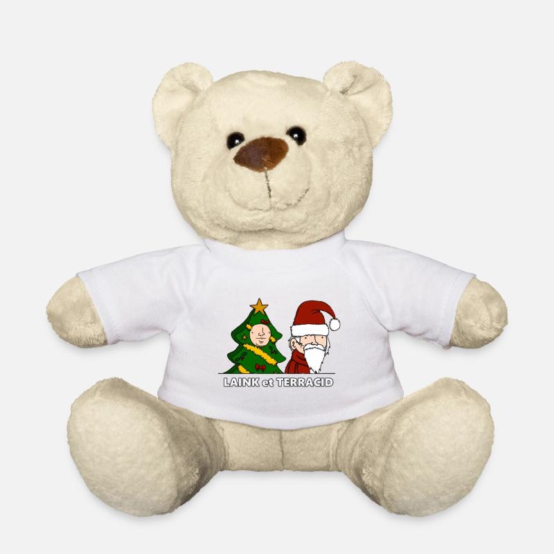 Laink et Terracid fêtent Noël - Nounours - blanc