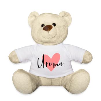 Le cœur de grand-mère - Nounours - blanc - Devant