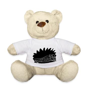 Hérisson - Nounours - blanc - Devant