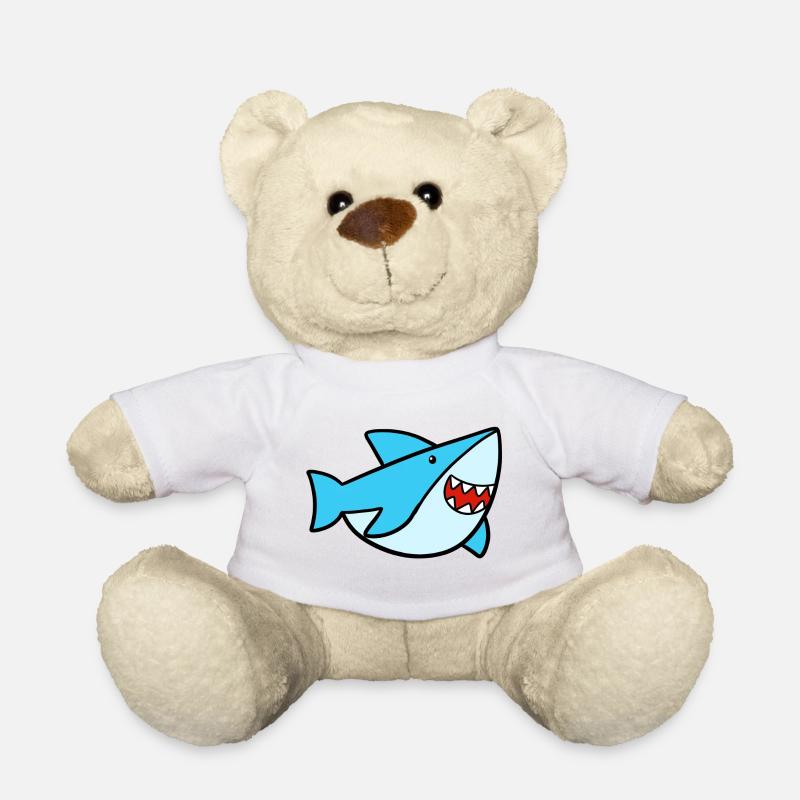 Süsser Hai - Teddy - Weiß