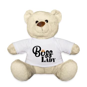 Boss Lady - Teddy Bear - white - Front