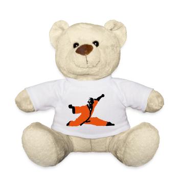 Kung fu Shaolin - Teddy Bear - white - Front