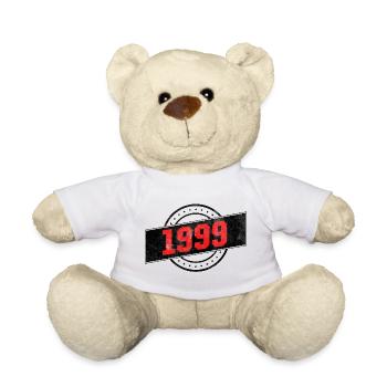 1999 année de naissance - Nounours - blanc - Devant