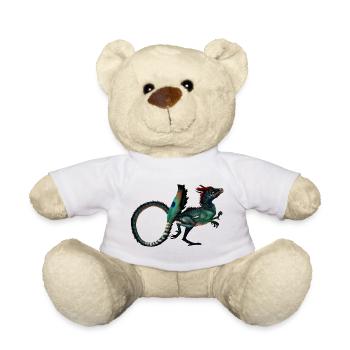 Dinosaurier - Teddy - Weiß - Vorne