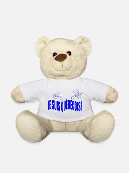 ICH BIN QUEBEC - Teddy - Weiß