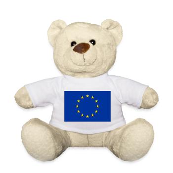 EU Flagge Fahne Europa - Teddy - Weiß - Vorne