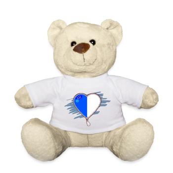 Herz Stadt Kanton Luzern Schweiz - Teddy - Weiß - Vorne
