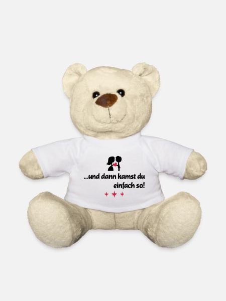 liebe - Teddy - Weiß
