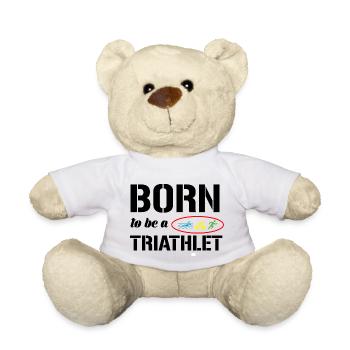 Triathlon - Teddy Bear - white - Front