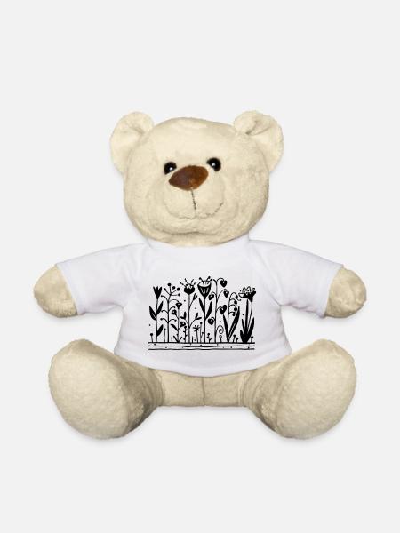 Jardin t-shirt - Nounours - blanc
