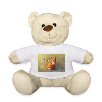 Herbst Fuchs Poster - Teddy - Weiß - Vorne