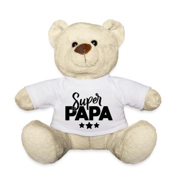 Grand papa fête des pères - Nounours - blanc - Devant