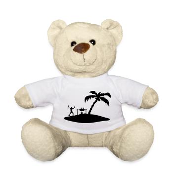 grillen tanzen speise insel - Teddy - Weiß - Vorne