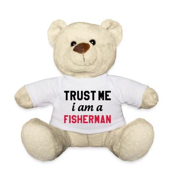 Trust Me I am a Fisherman - Nounours - blanc - Devant
