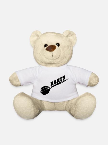 darts - Teddy - Weiß