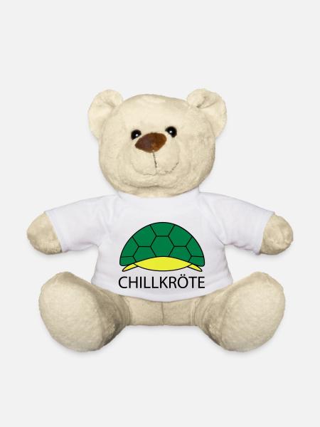 Schildkröte hängt ab - Teddy - Weiß